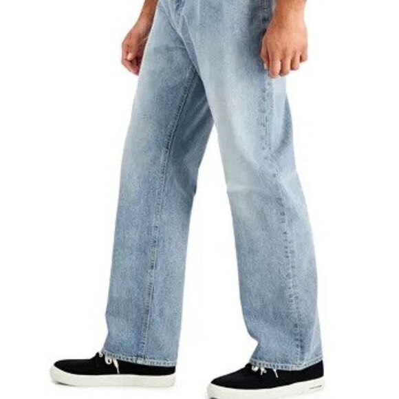 Sun + Stone Men's Relaxed-Fit Faded Jeans - Picture 6 of 7